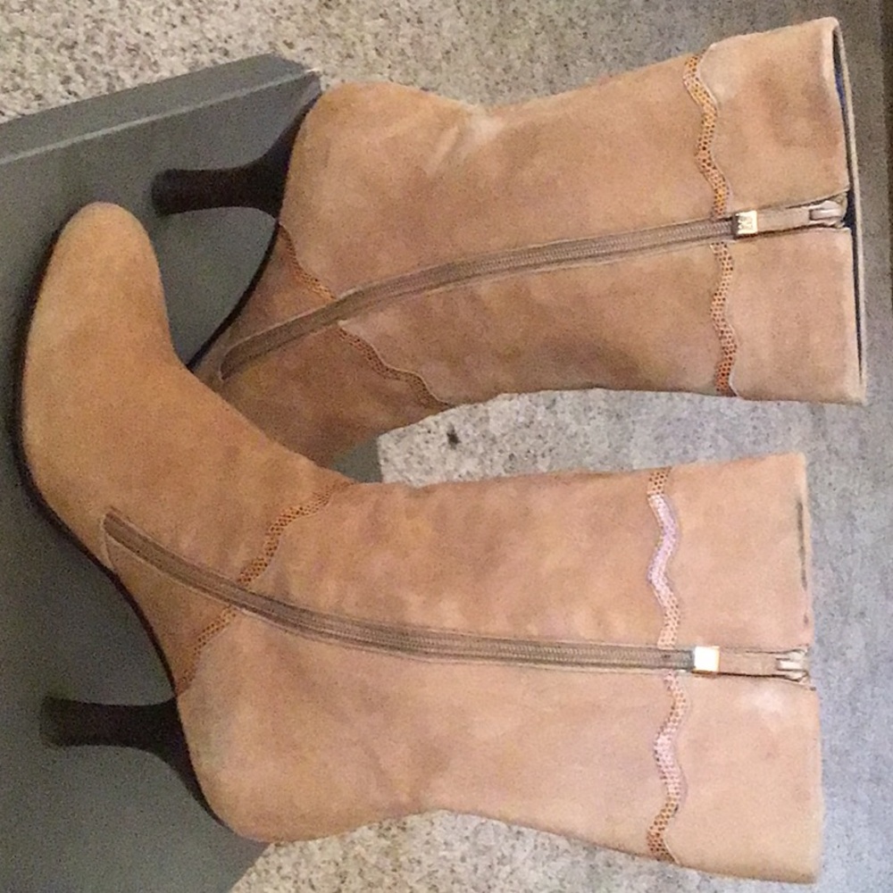 Cole Haan suede boots.